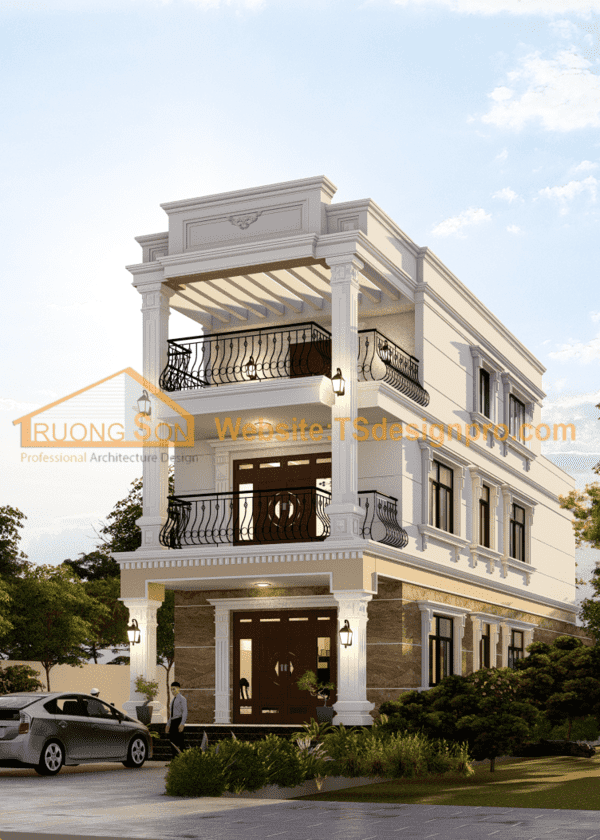 nhà phố tân cổ điển 6x20